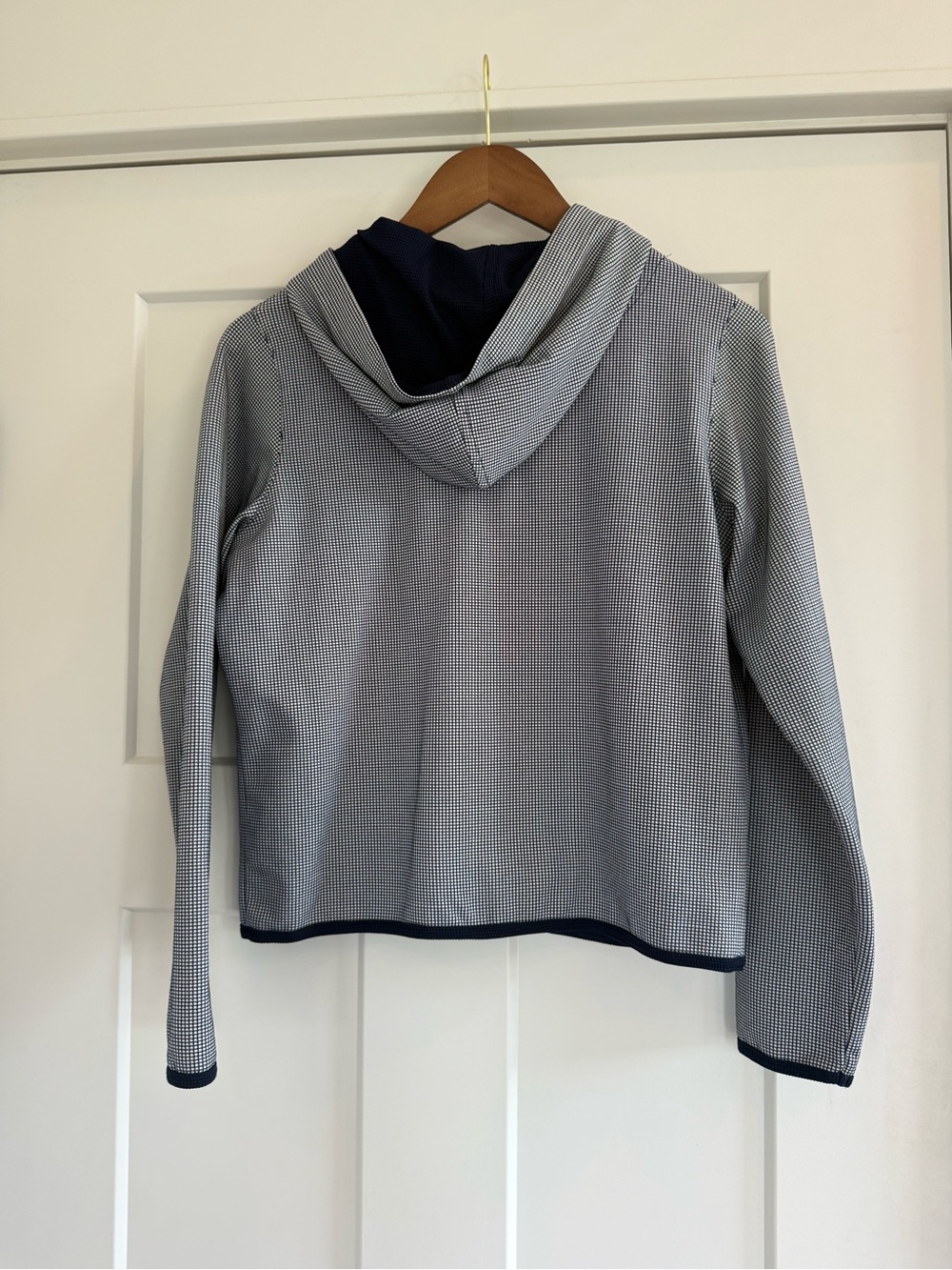 Tail Activewear H80-915 Micro-Check Full-Zip Hoodie Jacket - Picture 2 of 7